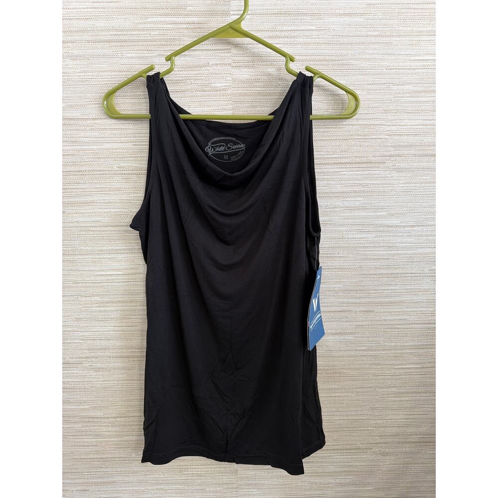 White Sierra Women's Tangier Tank in Black size M NWT